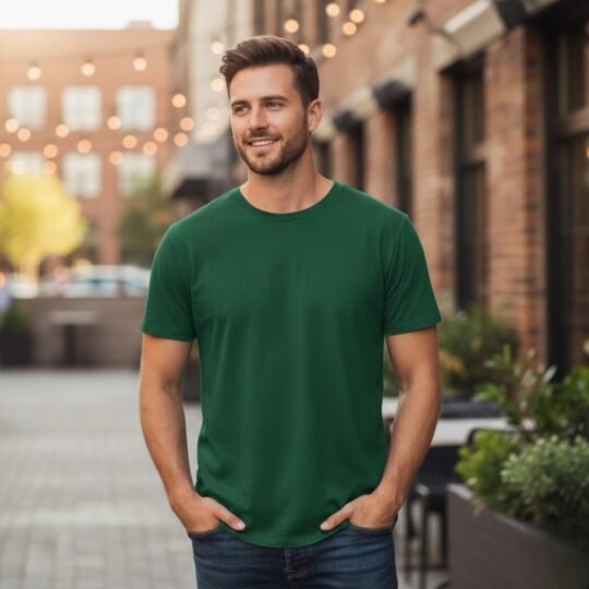 Green T-Shirt Blank